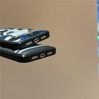 B-ape Black & White Puffer iPhone case