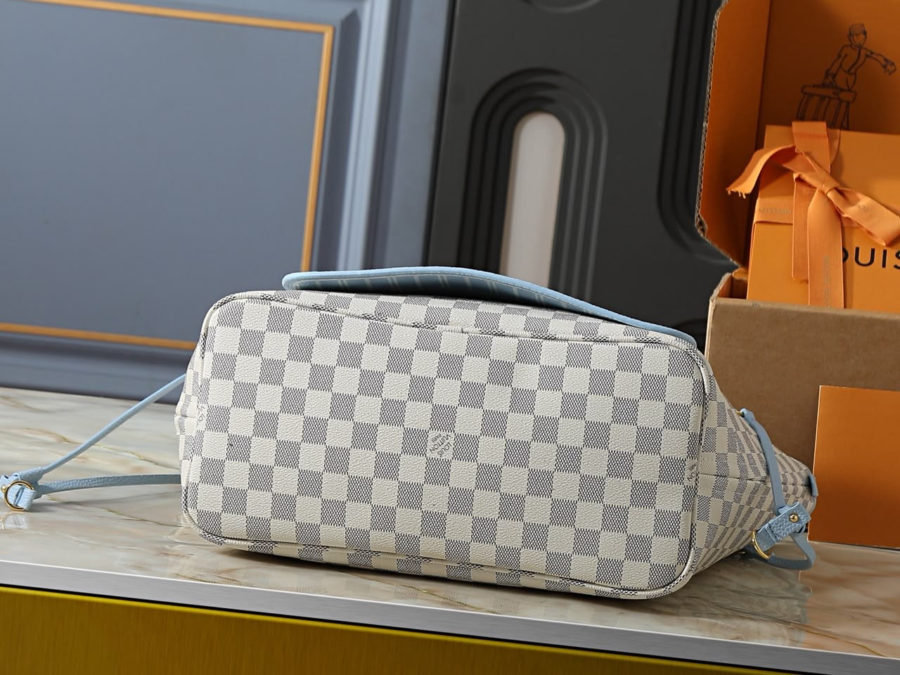 Inside Out Neverfull Bag - Light Blue