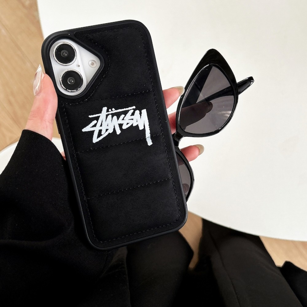 Street Stus Suede Down Filled Puffer iPhone case