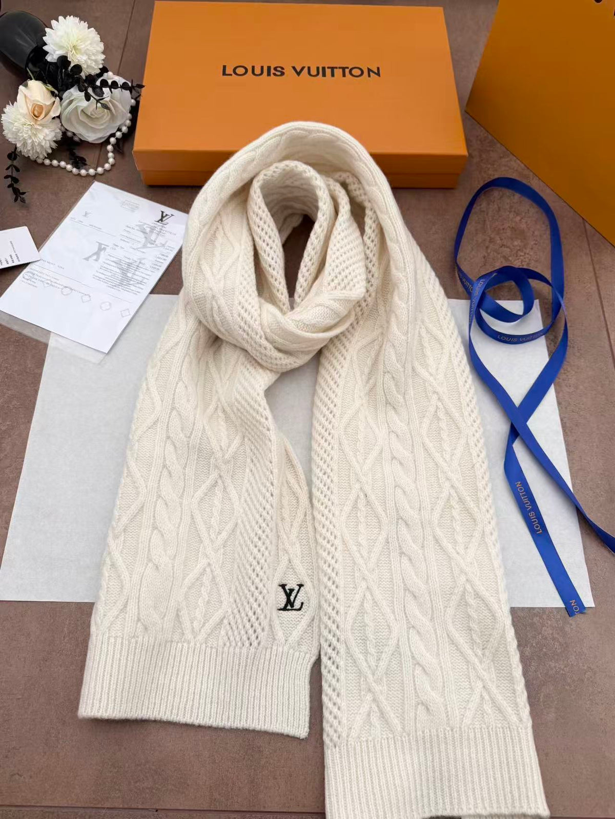 Monogram Luxury Cashmere Scarf