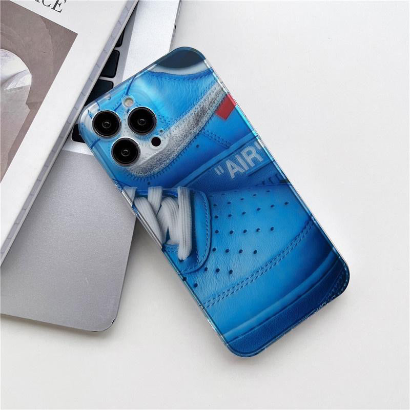 UNC Blue or Chicago Red Off White iPhone case