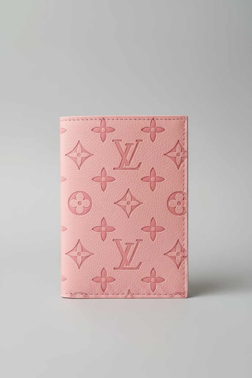 Luxe Soft Monogram Passport Holder