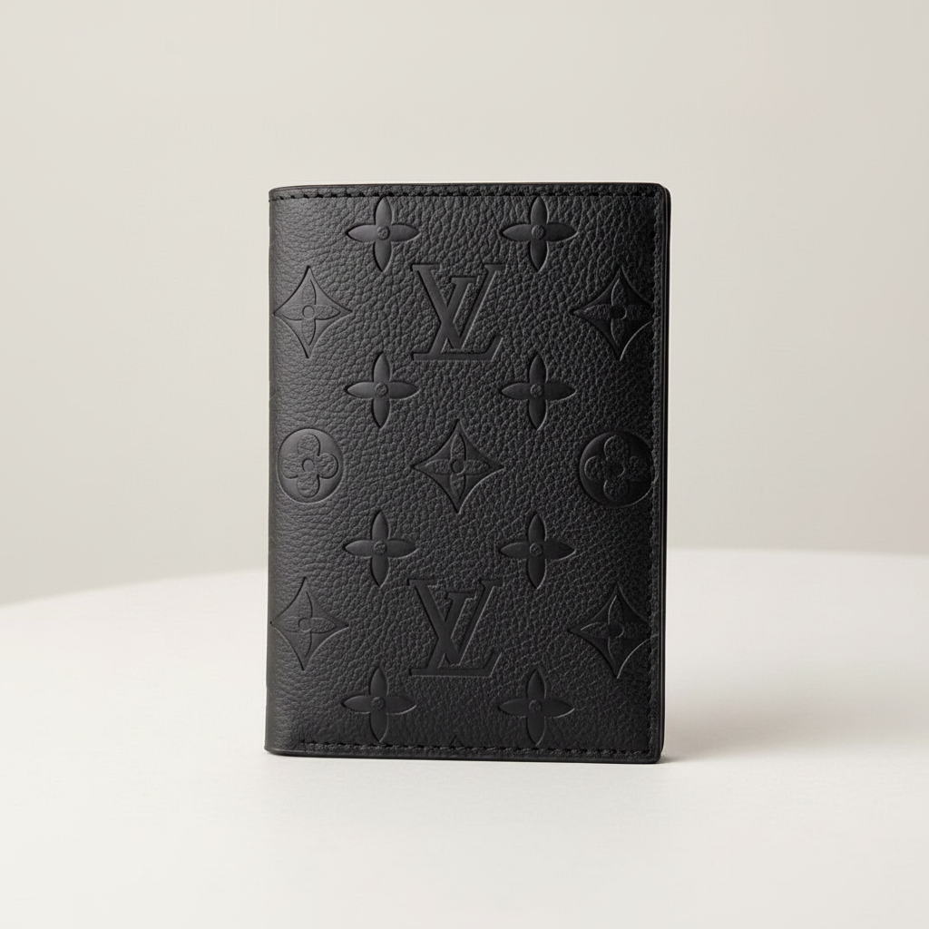 Luxe Soft Monogram Passport Holder