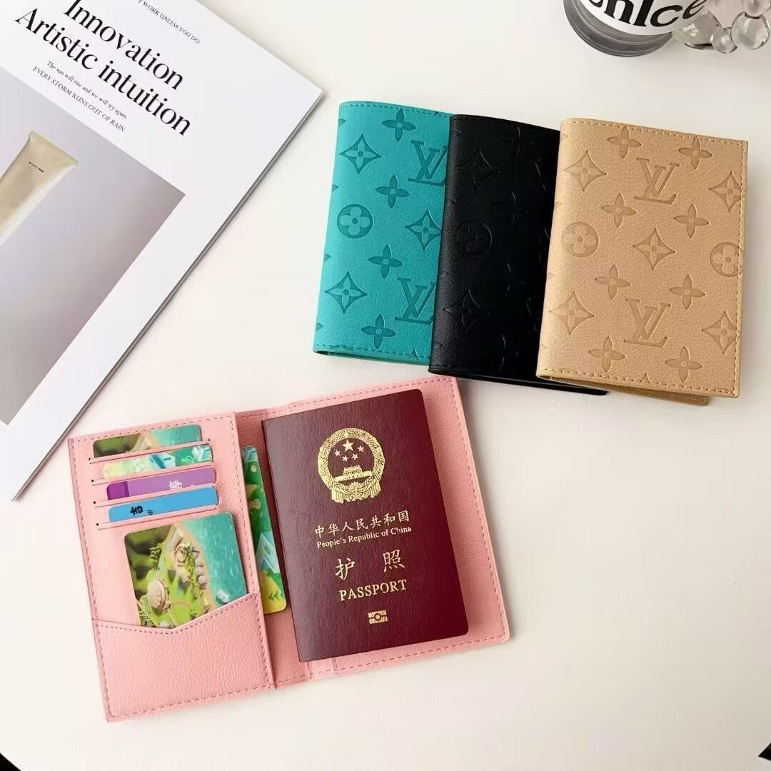 Luxe Soft Monogram Passport Holder