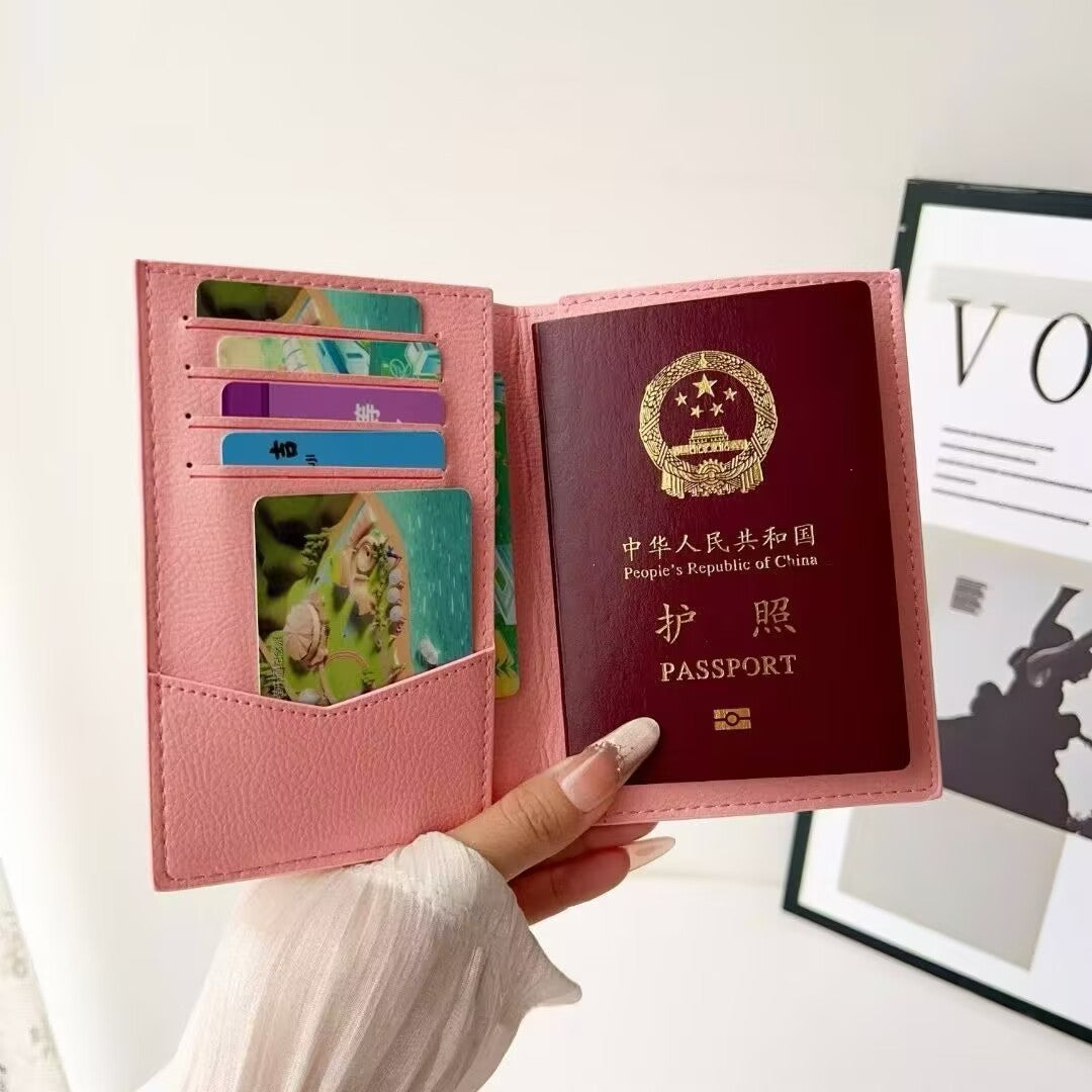 Luxe Soft Monogram Passport Holder