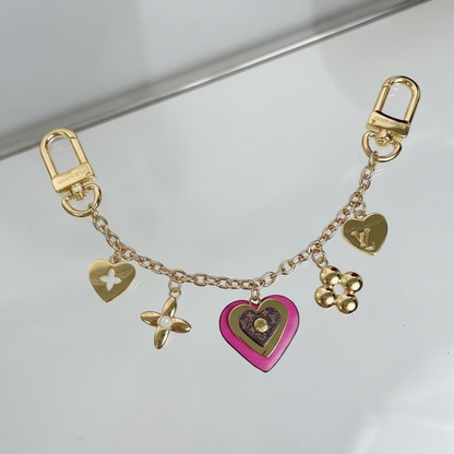 My Heart Bag Charm Key Holder