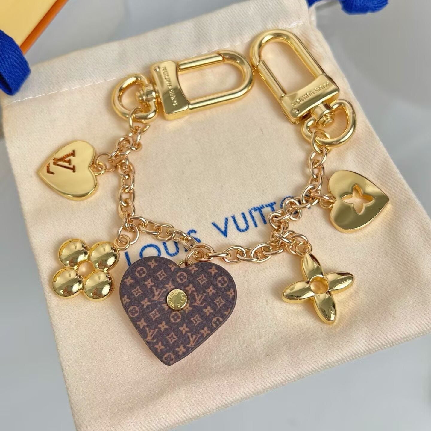 My Heart Bag Charm Key Holder