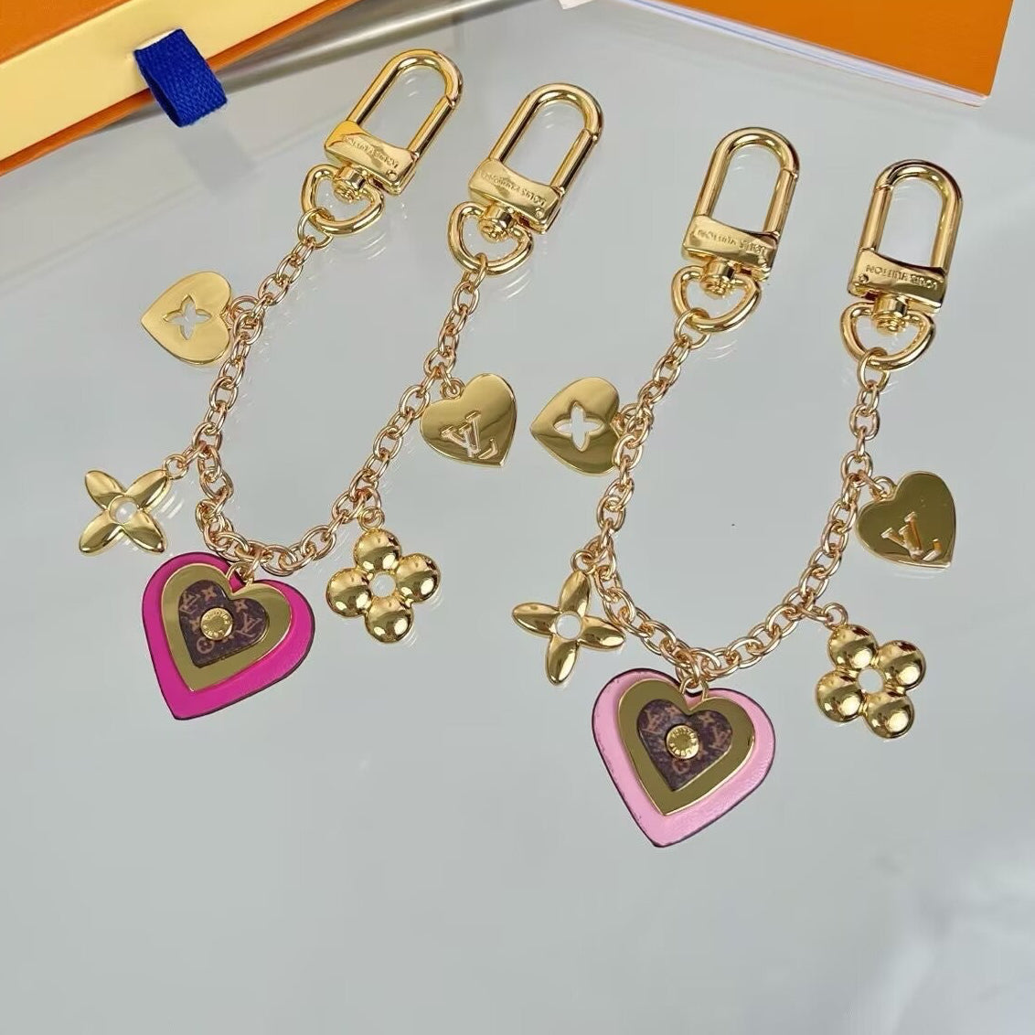My Heart Bag Charm Key Holder