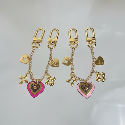 My Heart Bag Charm Key Holder