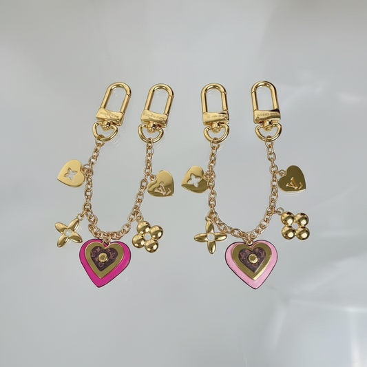 My Heart Bag Charm Key Holder