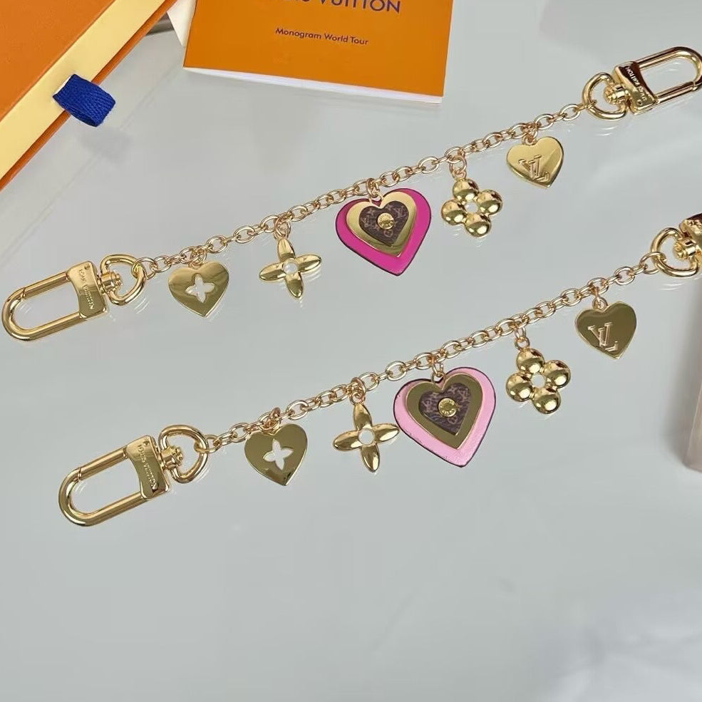 My Heart Bag Charm Key Holder