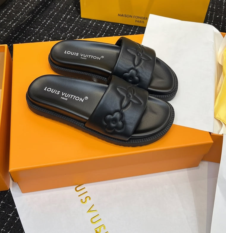 Monogram Comfort Mules