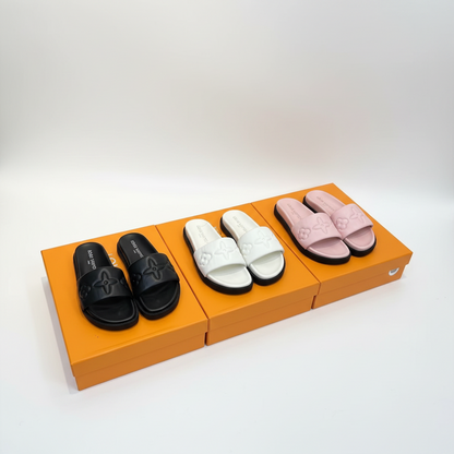 Monogram Comfort Mules