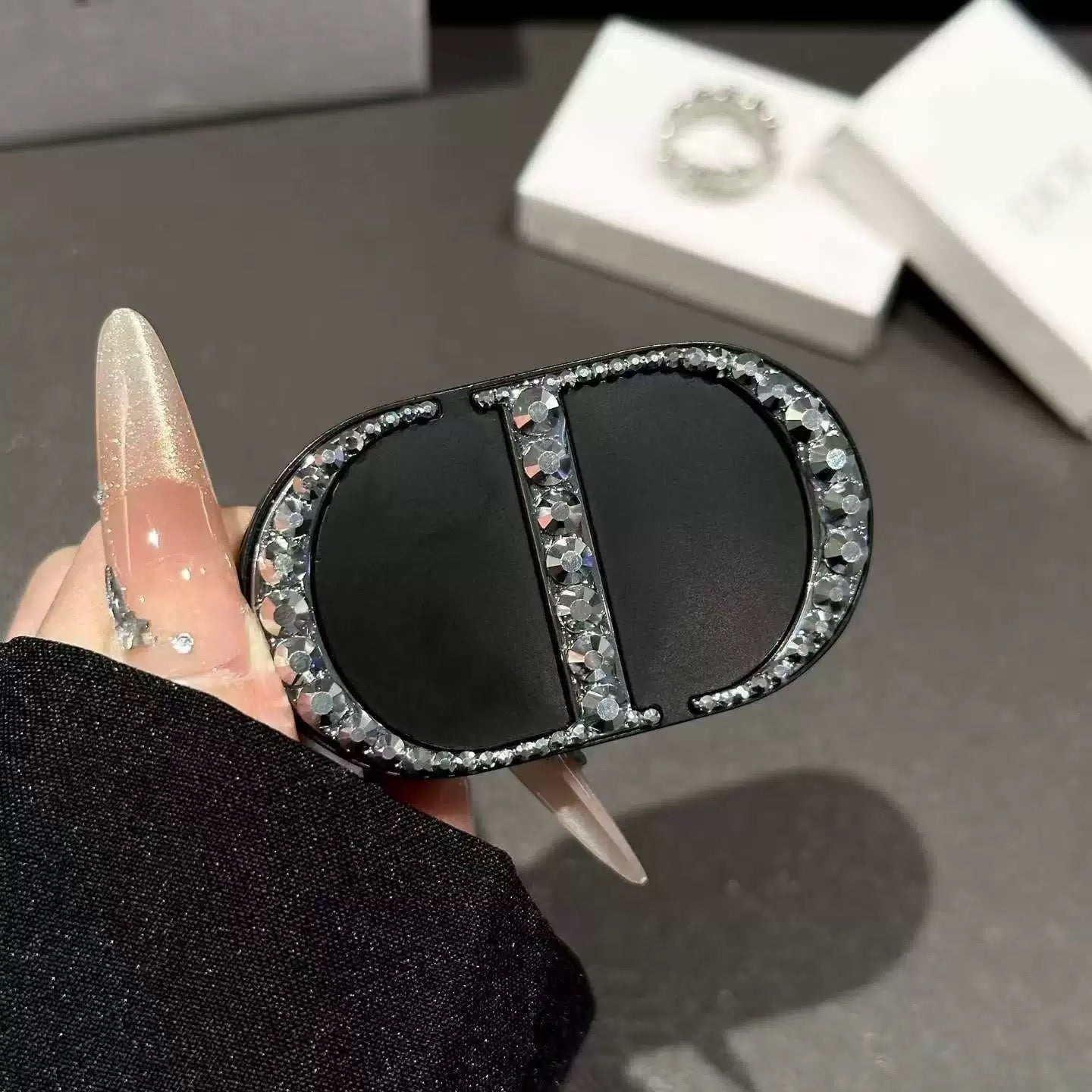 Luxury Designer Sparkling Mirror Phone Stand