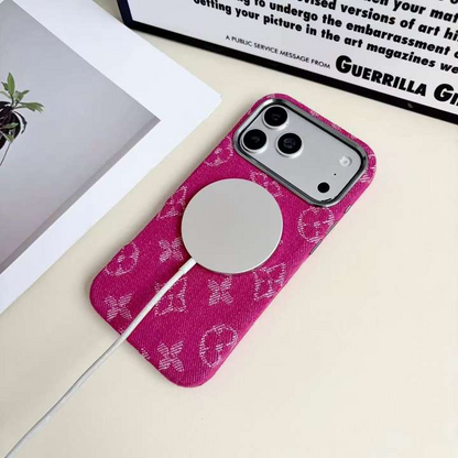 Monogram Denim MagSafe Phone Case