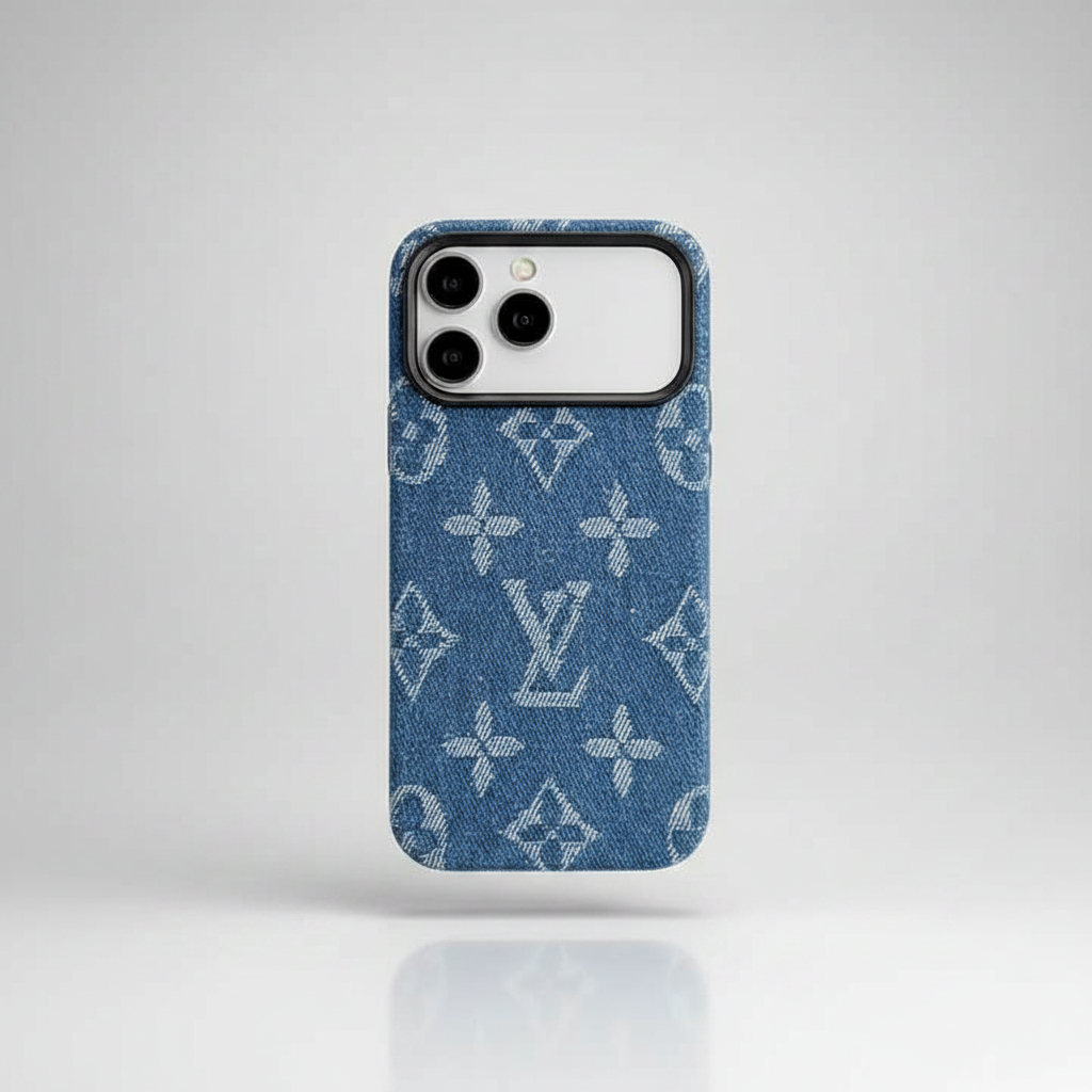 Monogram Denim MagSafe Phone Case