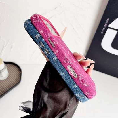 Monogram Denim MagSafe Phone Case