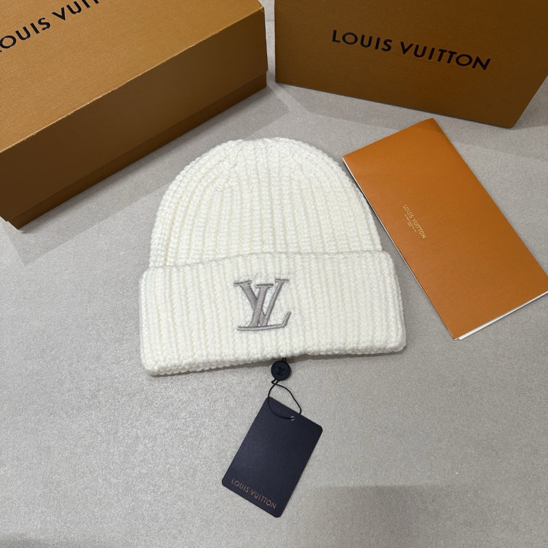 Luxe Logo Wool Beanie Hat