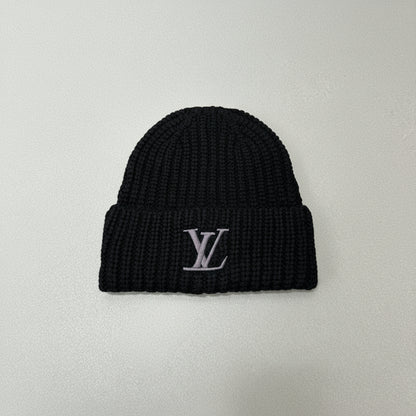 Luxe Logo Wool Beanie Hat