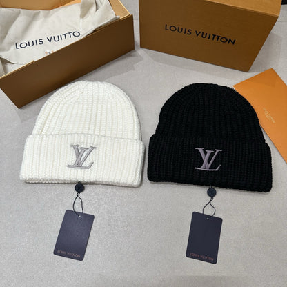 Luxe Logo Wool Beanie Hat