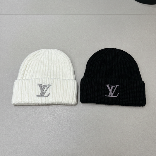 Luxe Logo Wool Beanie Hat