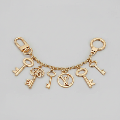 Gold Tone Bag Charm