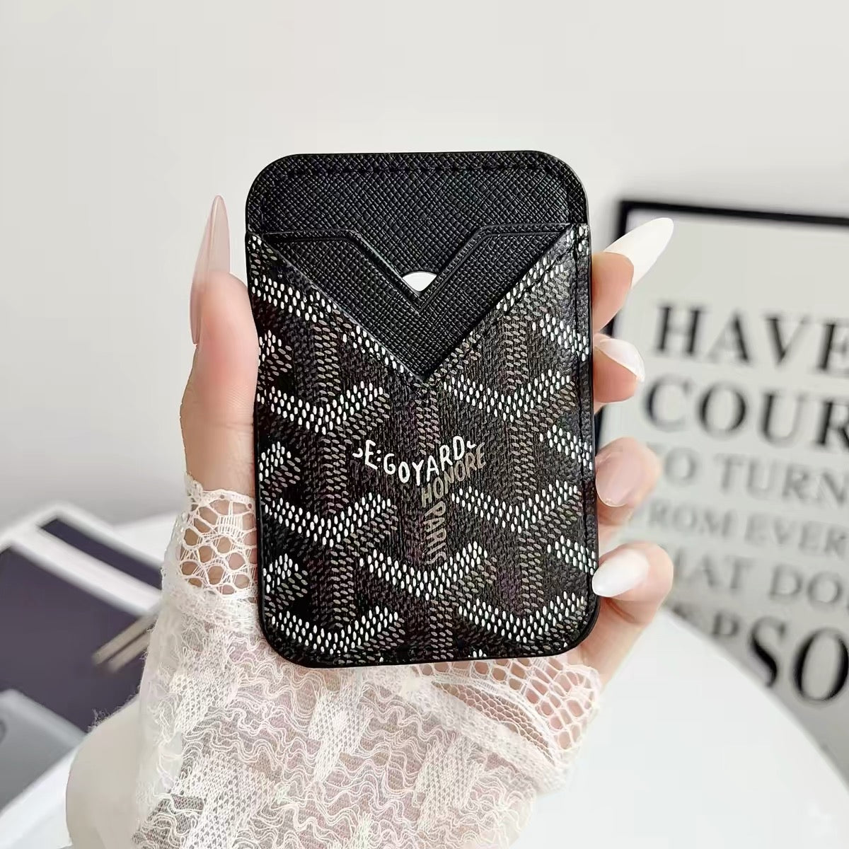 Patterned MagSafe Card Holder