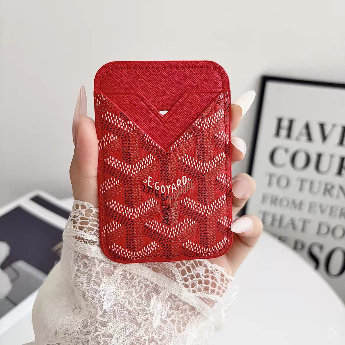 Patterned MagSafe Card Holder