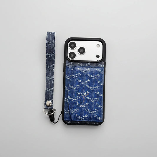 Luxury Patterned Case with Card Holder