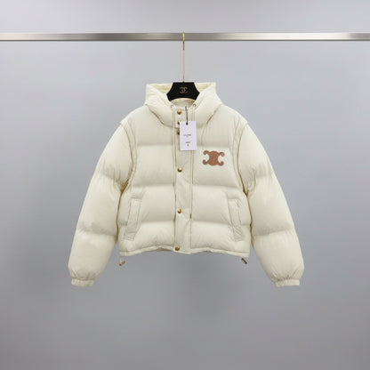 2-in-1 Luxe Triomphe Puffer Jacket | Zip-Off Sleeves