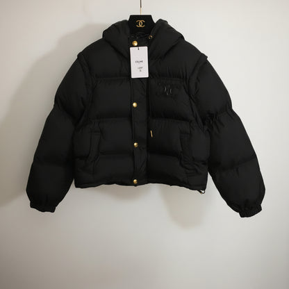 2-in-1 Luxe Triomphe Puffer Jacket | Zip-Off Sleeves