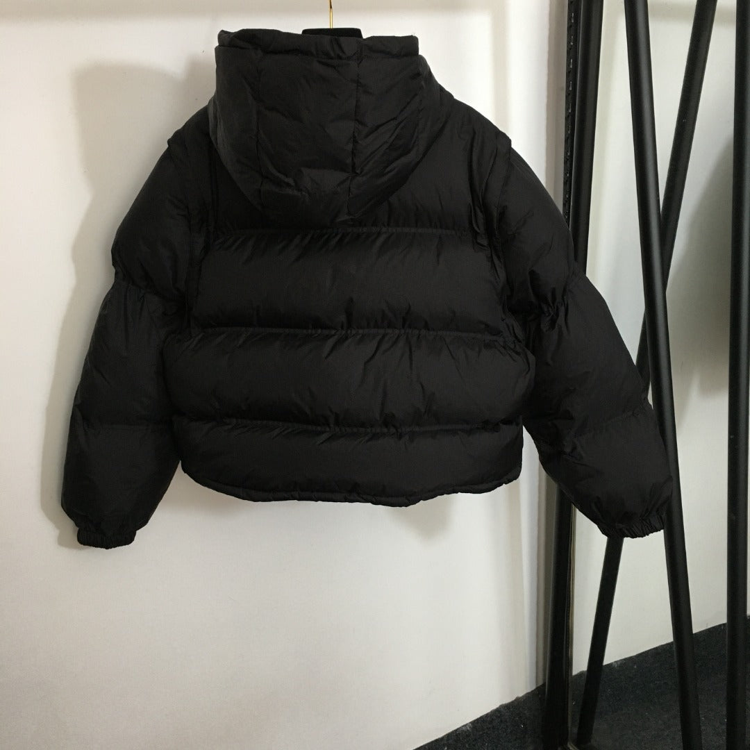 2-in-1 Luxe Triomphe Puffer Jacket | Zip-Off Sleeves