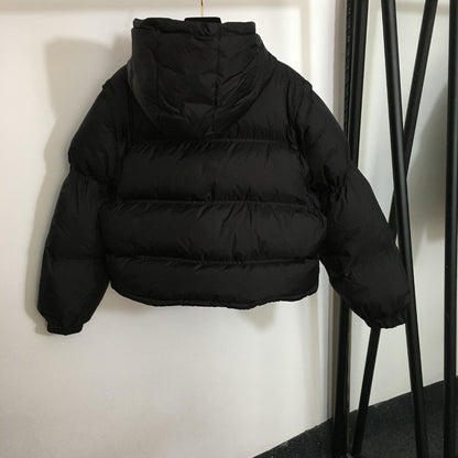 2-in-1 Luxe Triomphe Puffer Jacket | Zip-Off Sleeves