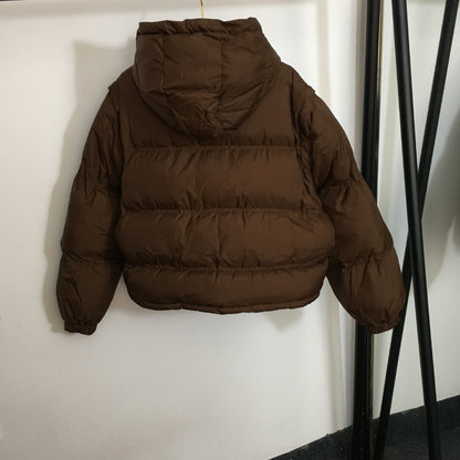 2-in-1 Luxe Triomphe Puffer Jacket | Zip-Off Sleeves