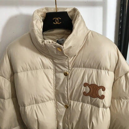 Luxe Triomphe Longline Puffer Jacket