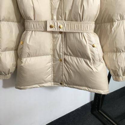 Luxe Triomphe Longline Puffer Jacket