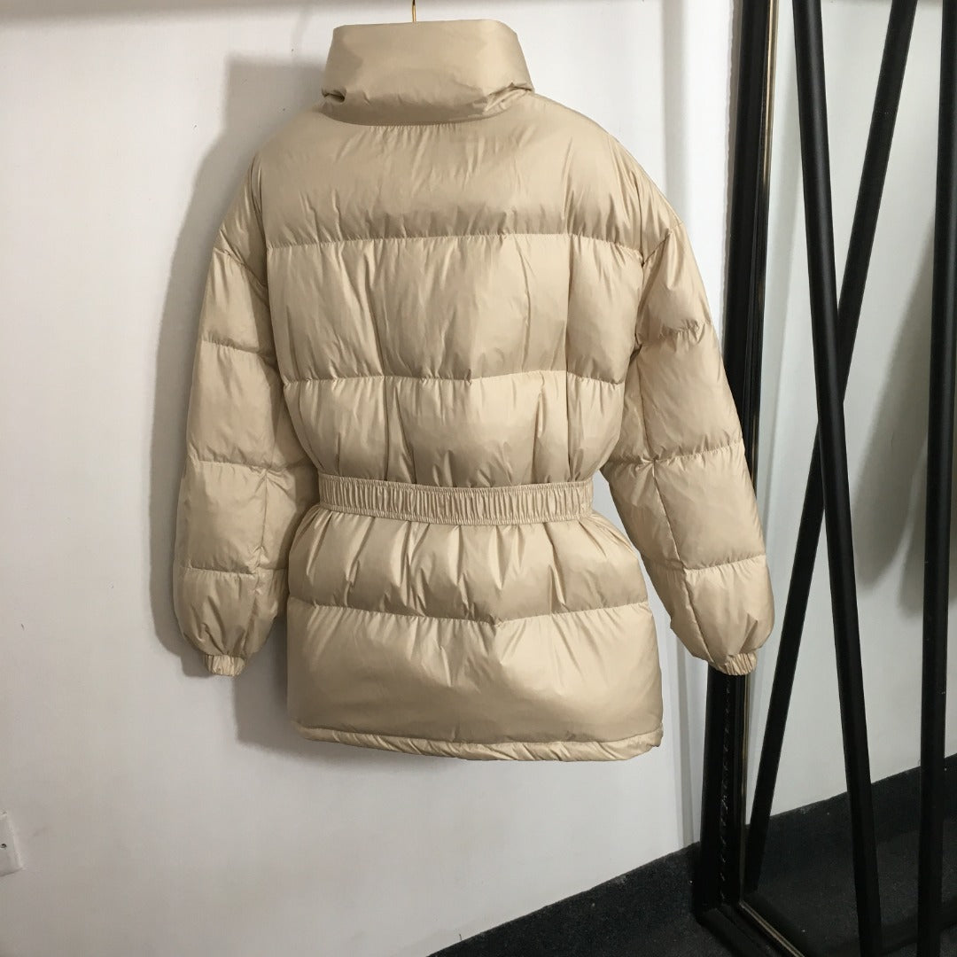 Luxe Triomphe Longline Puffer Jacket