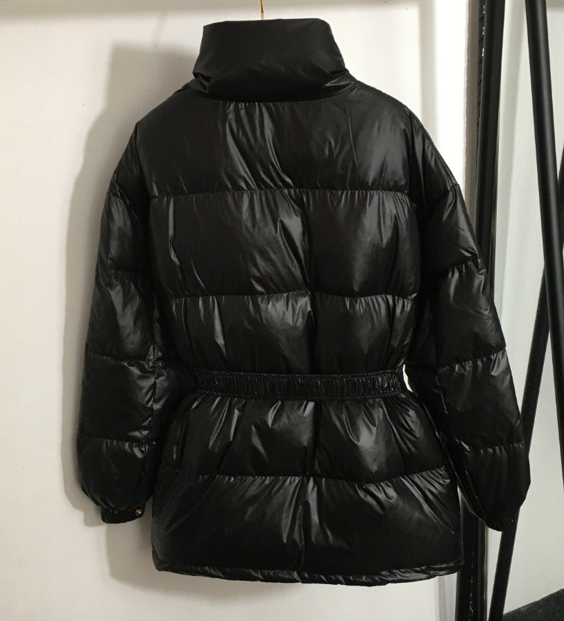 Luxe Triomphe Longline Puffer Jacket