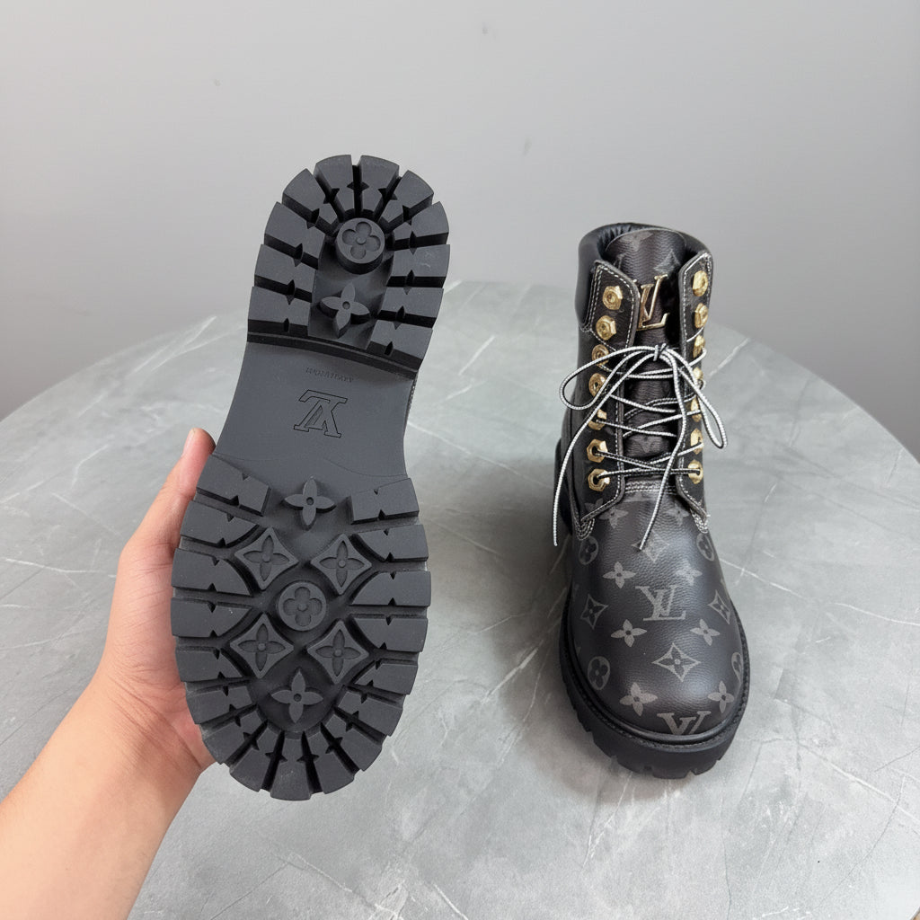 Monogram Collaboration  Timberland  Boots - Black