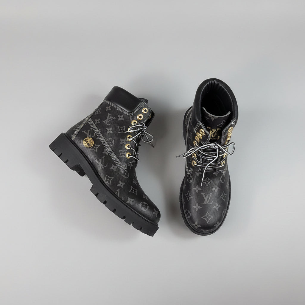Monogram Collaboration  Timberland  Boots - Black
