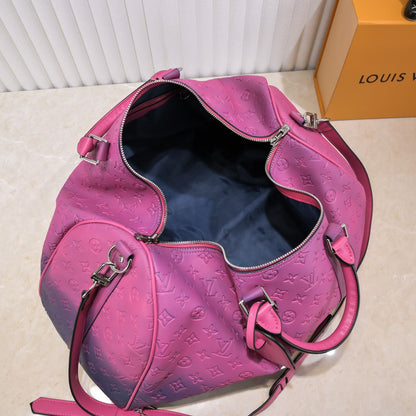 Keepall 50 Travel Bag Blue Pink