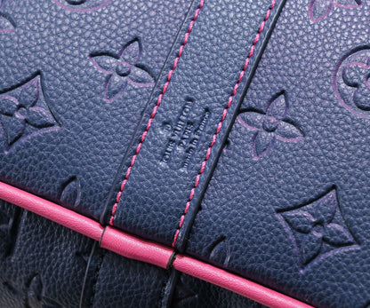 Keepall 50 Travel Bag Blue Pink
