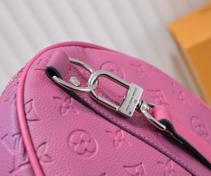 Keepall 50 Travel Bag Blue Pink