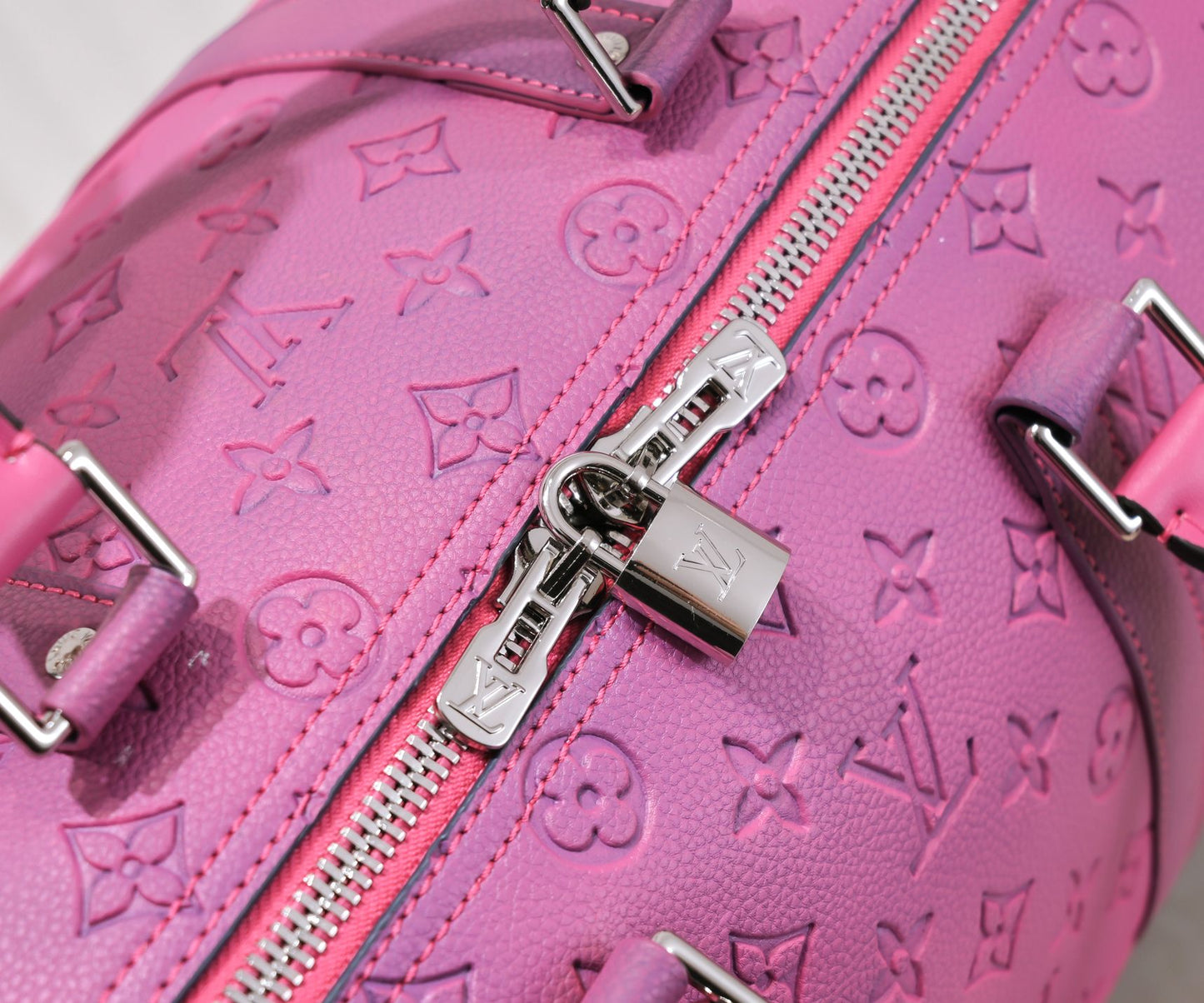 Keepall 50 Travel Bag Blue Pink