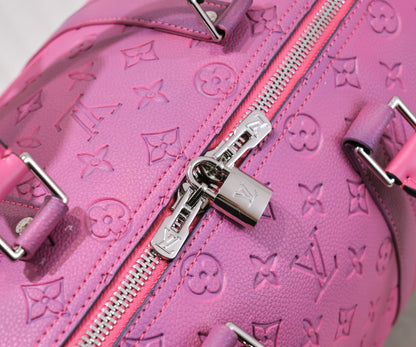 Keepall 50 Travel Bag Blue Pink