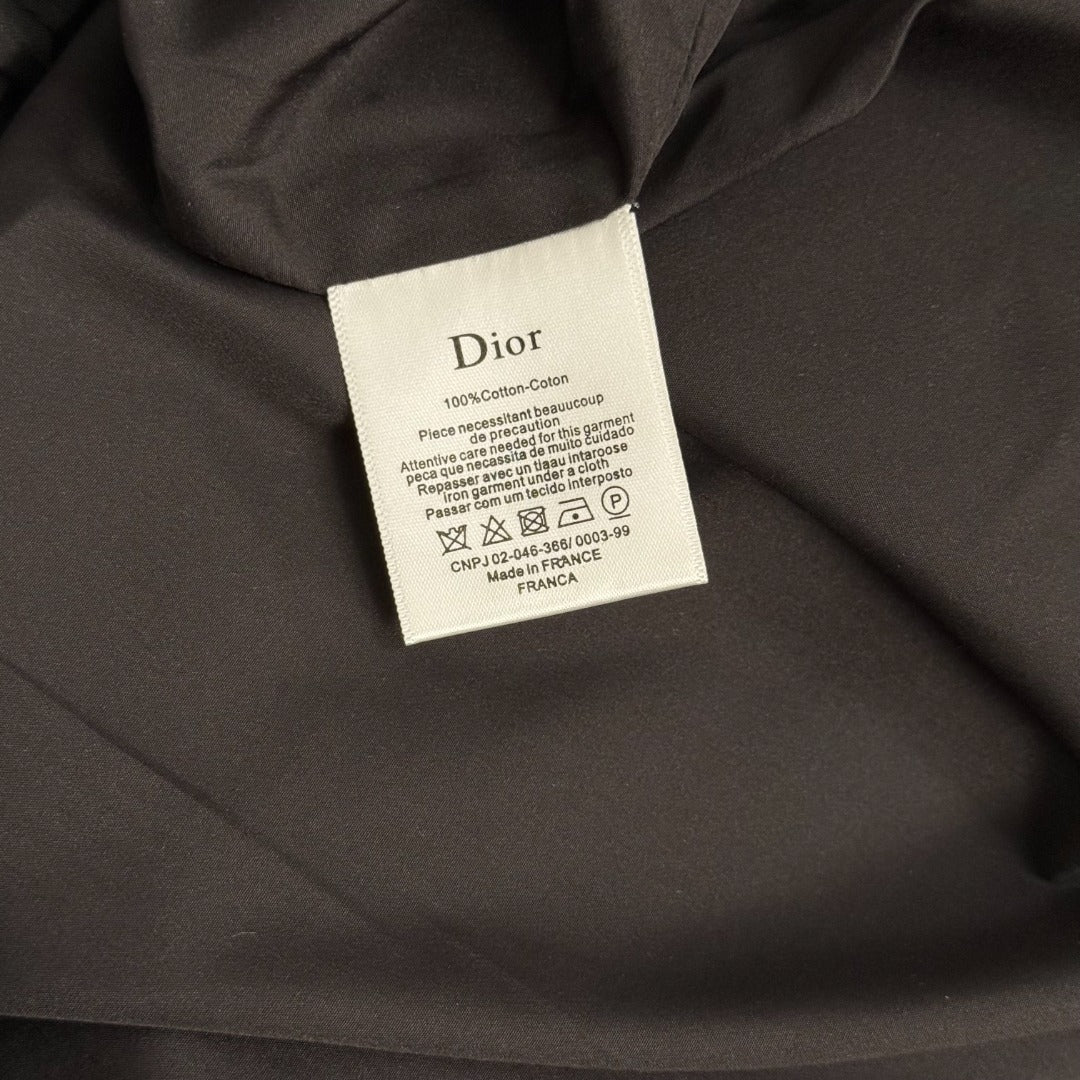 Luxe D Oblique Longline Puffer Jacket - Black