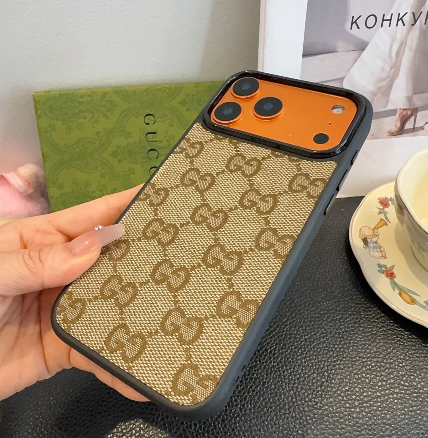 GG Luxury Designer MagSafe iPhone Case