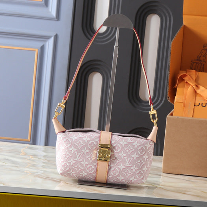 Denim Pochette Mia -Pink