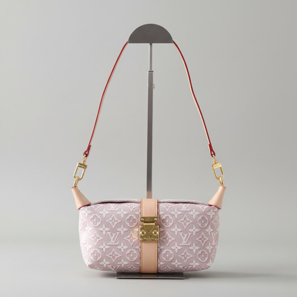 Denim Pochette Mia -Pink