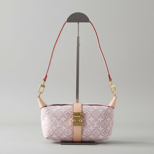 Denim Pochette Mia -Pink